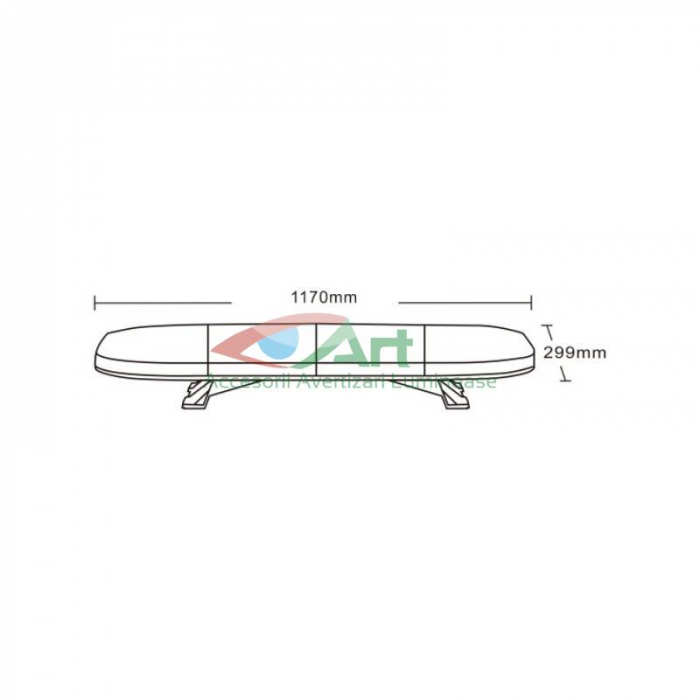 Rampa girofar LED Nevada 120 cm 12/24v [14]