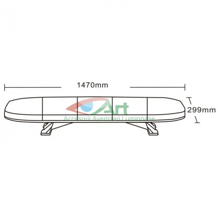 Rampa girofar LED Nevada 150 cm 12/24v [13]