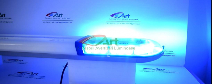 Rampa girofar LED slim Instructor Politia locala,jandarmerie,ambulanta 120cm [12]