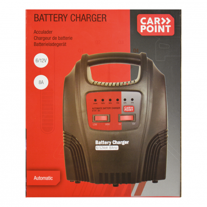 Redresor incarcare acumulator Carpoint 8A - 6/12V [4]