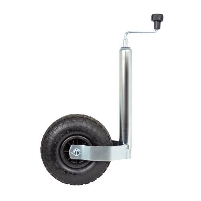 Roata de sprijin remorca cu tija Ø48mm si roata umflata Carpoint [9]