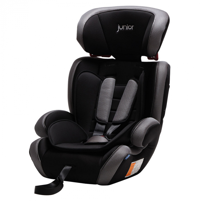 Scaun auto copil 2 in 1 Comfort 604 ECE R44/04, 9-36 kg - Negru/Gri [3]