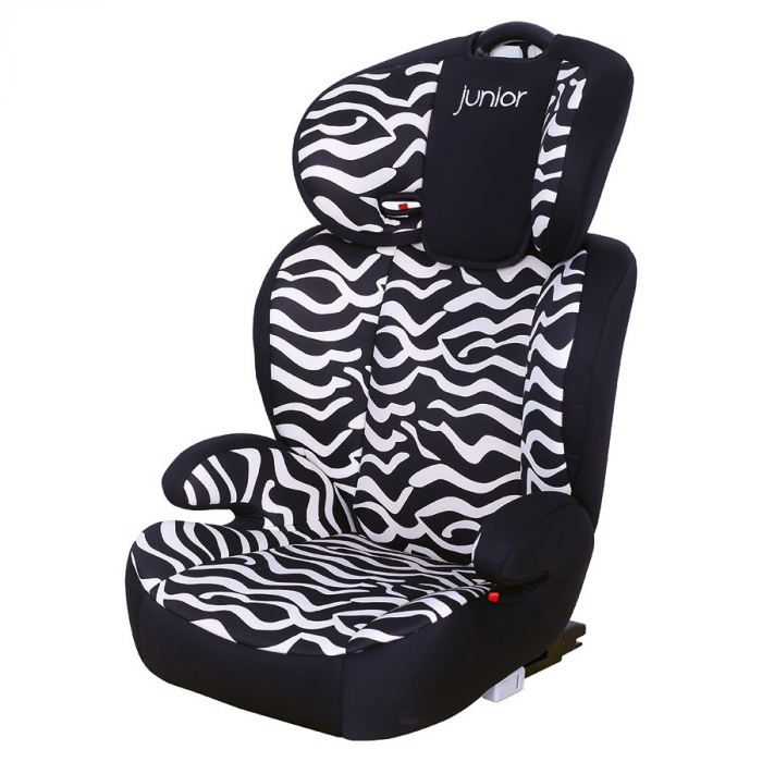 Scaun auto copil 2 in 1 Premium 742 Isofix ECE R44/04, 15-36 kg - Negru/Alb [5]