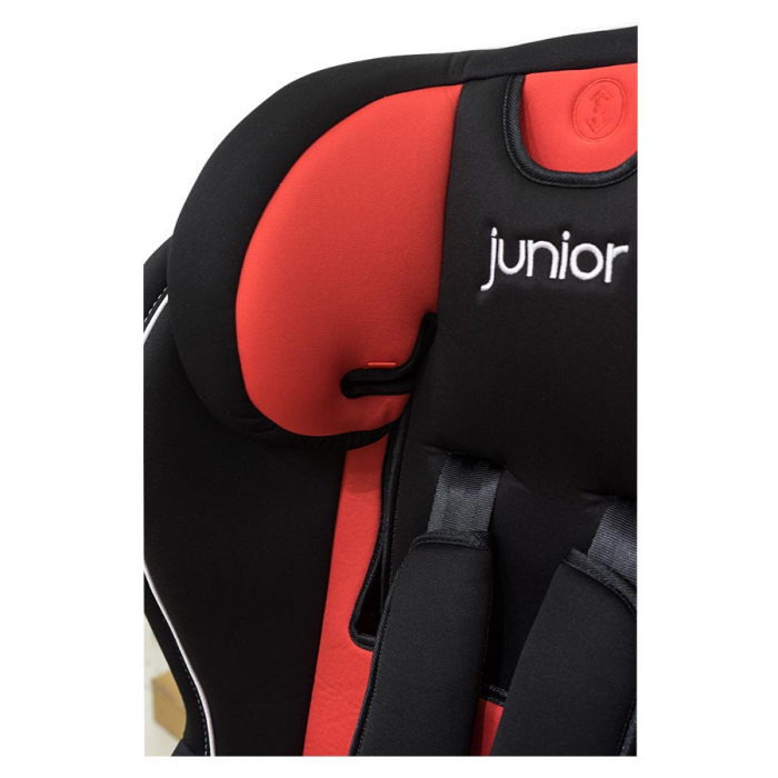 Scaun auto copil 2 in 1 Premium Plus 801 Isofix ECE R44/04, 9-36 kg - Negru/Rosu [4]