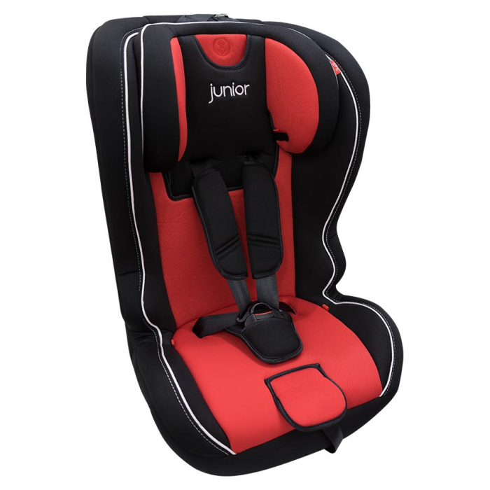 Scaun auto copil 2 in 1 Premium Plus 801 Isofix ECE R44/04, 9-36 kg - Negru/Rosu [5]