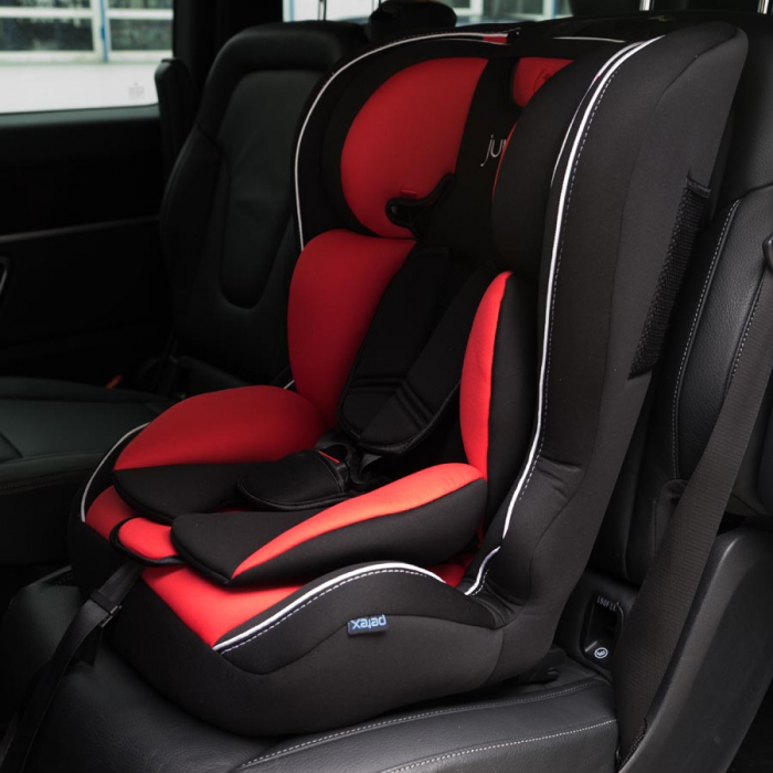 Scaun auto copil 2 in 1 Premium Plus 801 Isofix ECE R44/04, 9-36 kg - Negru/Rosu [3]