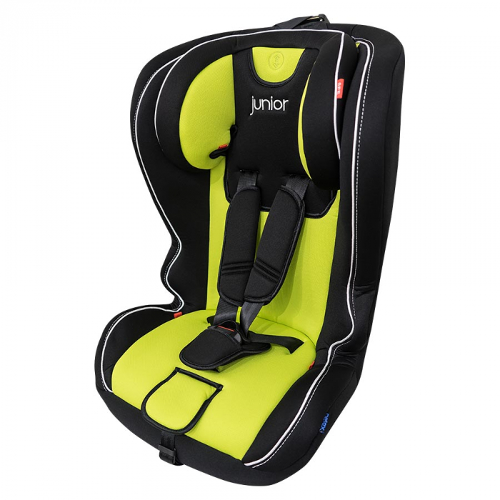 Scaun auto copil 2 in 1 Premium Plus 802 Isofix ECE R44/04, 9-36 kg - Negru/Verde [14]