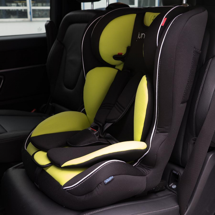 Scaun auto copil 2 in 1 Premium Plus 802 Isofix ECE R44/04, 9-36 kg - Negru/Verde [3]