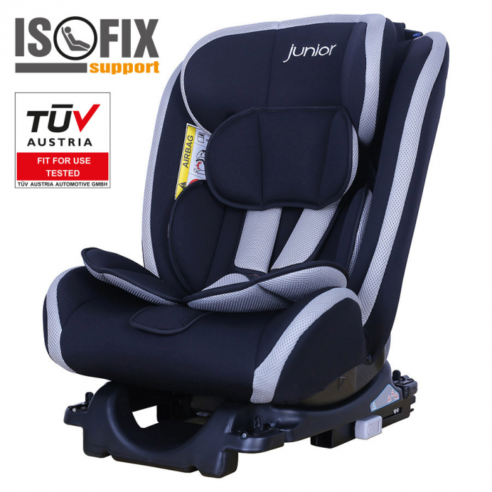 Scaun auto copil 3 In 1 Supreme Plus 1141 Isofix ECE R44/04, 0-36 kg - Albastru/Gri [8]