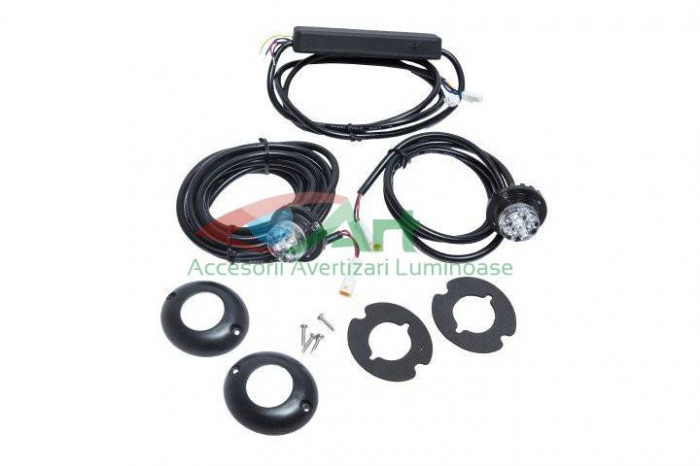 Set 2 buc stroboscoape galbene ELIPS 12v-24v [9]