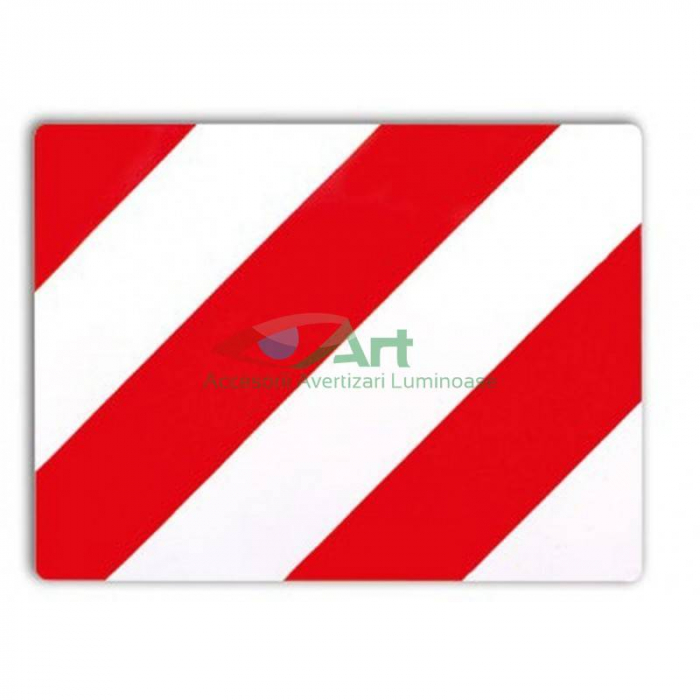 SET 2 Placi Aluminiu Gabarit Depasit hasurata reflectorizanta [7]