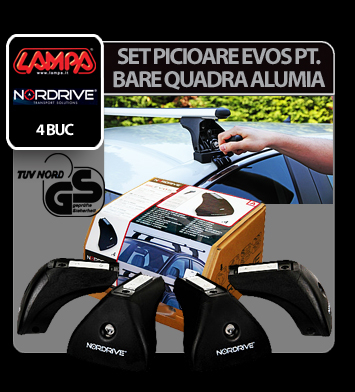 Set picioare Evos pentru bare Quadra sau Alumia 4buc [8]