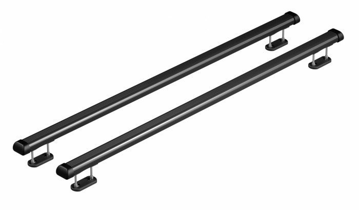 Set suporti portbagaj complet Club din otel, montaj pe bare longitudinale 2buc - M - 120cm [17]