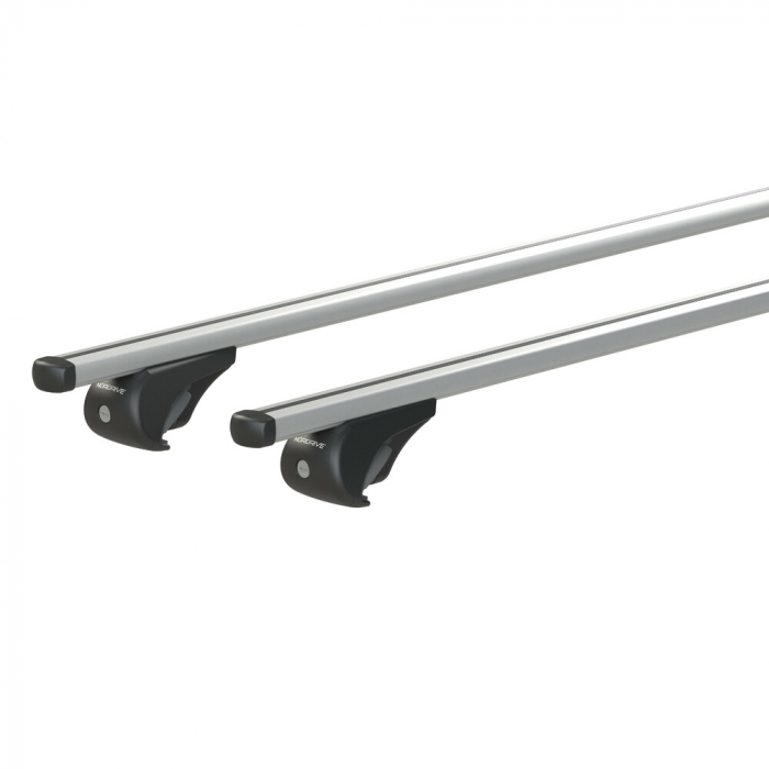Set suporti portbagaj complet Helio Rail (Yuro) din aluminiu, montaj pe bare longitudinale 2buc - S - Evos RA [12]