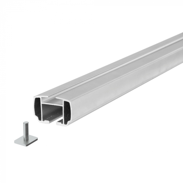 Set suporti portbagaj complet Helio Rail (Yuro) din aluminiu, montaj pe bare longitudinale 2buc - S - Evos RA [13]