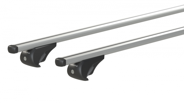 Set suporti portbagaj complet Helio Rail (Yuro) din aluminiu, montaj pe bare longitudinale 2buc - XL - 140cm [12]
