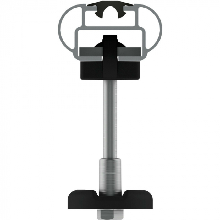 Set suporti portbagaj complet Kuma din aluminiu, montaj pe bare longitudinale 2buc - L - 129cm [16]