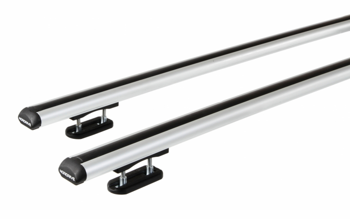 Set suporti portbagaj complet Kuma din aluminiu, montaj pe bare longitudinale 2buc - M - 122cm [19]