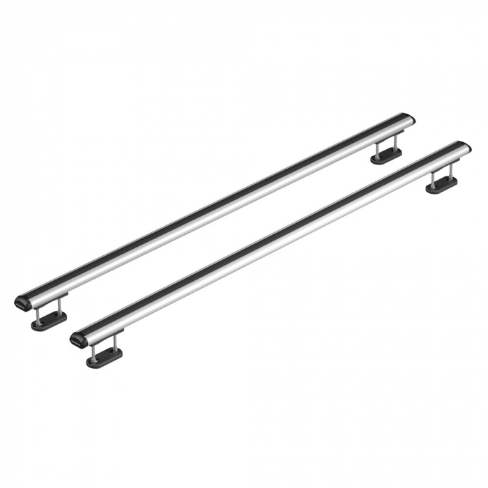 Set suporti portbagaj complet Kuma din aluminiu, montaj pe bare longitudinale 2buc - M - 122cm [6]