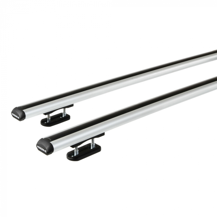 Set suporti portbagaj complet Kuma din aluminiu, montaj pe bare longitudinale 2buc - M - 122cm [13]