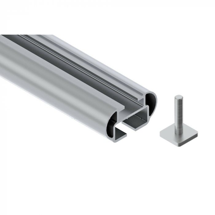 Set suporti portbagaj complet Kuma din aluminiu, montaj pe bare longitudinale 2buc - M - 122cm [12]