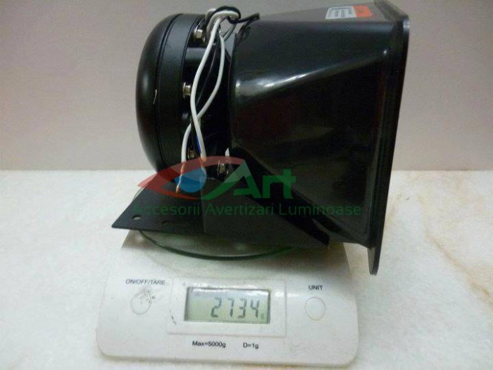 Sirena profesionala cu amplificator si microfon wireless 200W [6]