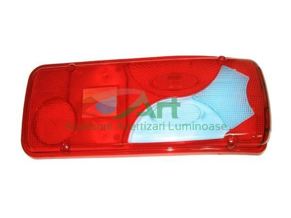Sticla lampa stop cu bec dreapta Man,mercedes,crafter [2]