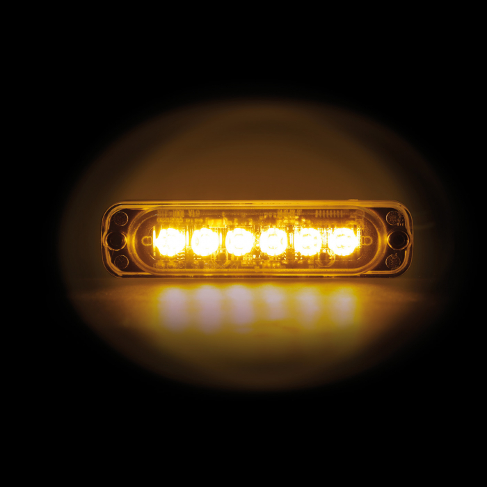 Stroboscop multifunctional 6LED 12/24V - Portocaliu [4]