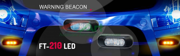 Stroboscop 3 LED-uri Osram Fristom 12v-24v FT-210 [3]