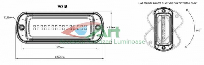 Stroboscop profesional 21W-30 led W218 WAS [5]