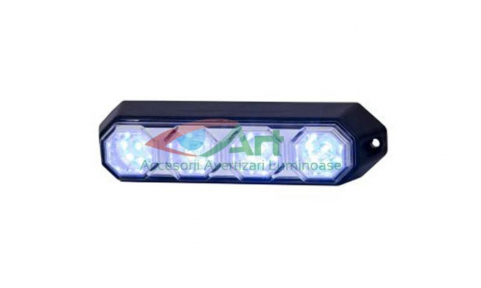 Stroboscop profesional 4LED-uri HorPol Albastru 12v-24v LDO2260 [5]
