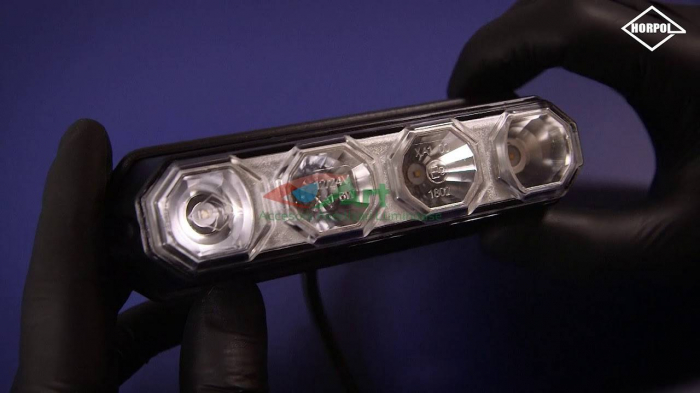 Stroboscop profesional 4LED-uri HorPol Albastru 12v-24v LDO2260 [4]
