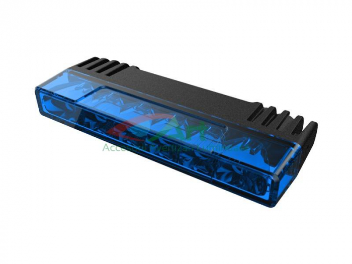 Stroboscop profesional 6 LED-uri NR6 Albastru Grila Politie SRI [3]