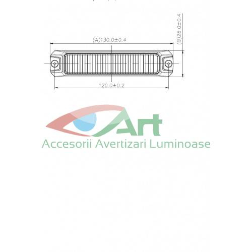 Stroboscop profesional 6LED-uri LW42 Galben [8]