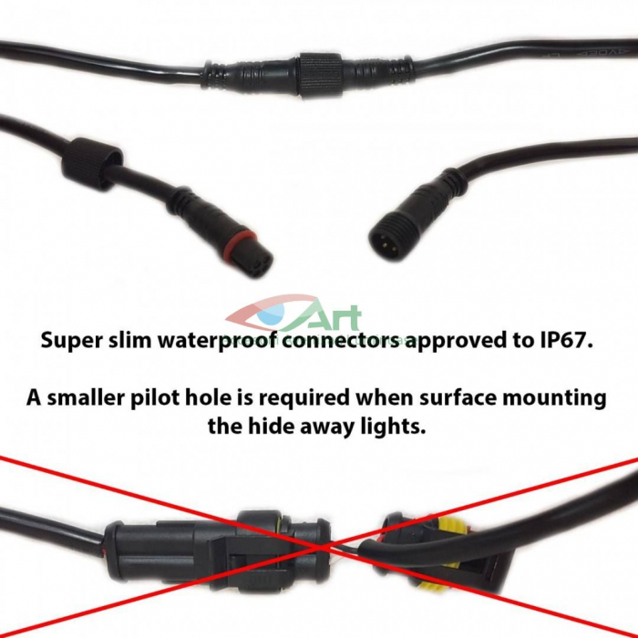 Stroboscop profesional Crystal 8LED Hide Away 32w/modul (set 2buc) [7]