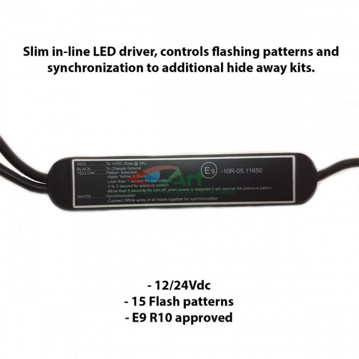 Stroboscop profesional Crystal 8LED Hide Away 32w/modul (set 2buc) [15]