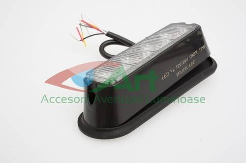 Stroboscop profesional cu 4 LED 3W Galbene -Zarak [2]