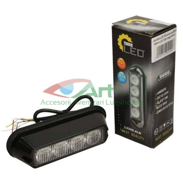 Stroboscop profesional cu 4 LED 3W Galbene -Zarak [11]