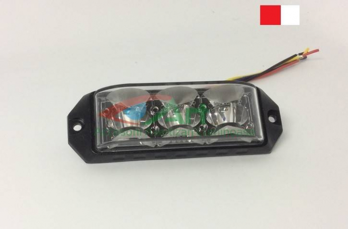 Stroboscop profesional LED DuaLColor N3 12v-24v Rosu/Alb [2]