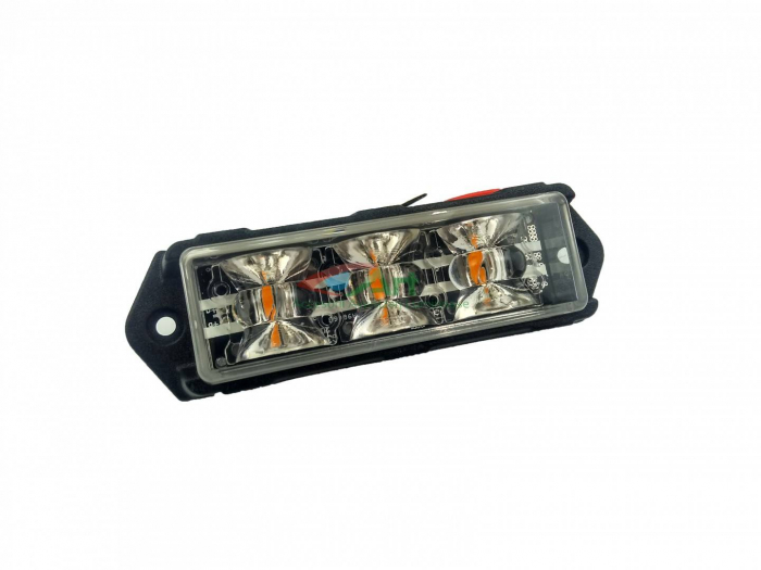 Stroboscop profesional LED DuaLColor X3 12v-24v Galben/Alb [18]