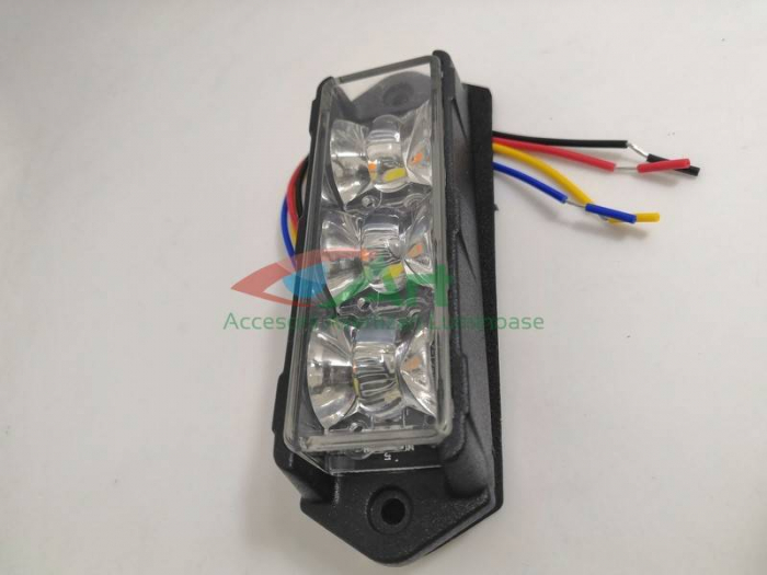 Stroboscop profesional LED DuaLColor X3 12v-24v Galben/Alb [7]
