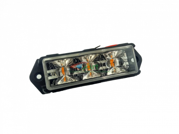 Stroboscop profesional LED DuaLColor X3 12v-24v Galben/Alb [8]