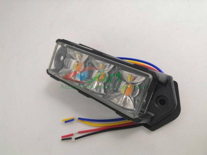 Stroboscop profesional LED DuaLColor X3 12v-24v Rosu/Albastru [5]