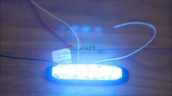 Stroboscop profesional LED Predator X6 Albastru 12V-24V [8]
