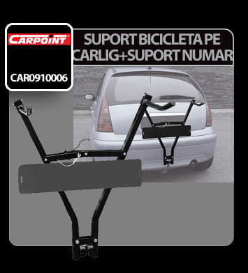 Suport bicicleta pe carlig cu suport numar Carpoint [7]