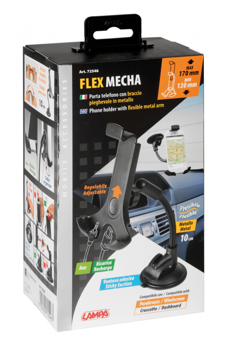 Suport telefon mobil cu brat flexibil Flex Mecha [9]