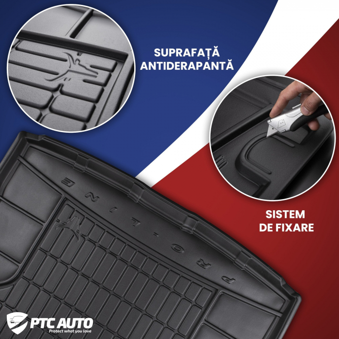 Tavita de portbagaj Ford Mondeo V, caroserie Hatchback, fabricatie 01.2015 - prezent, Roata rezerva ingusta / kit reparatie / fara subwoofer #1 [4]