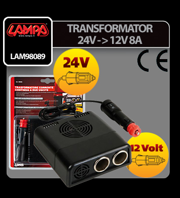 Transformator curent de la 24V la 12V 8A [4]