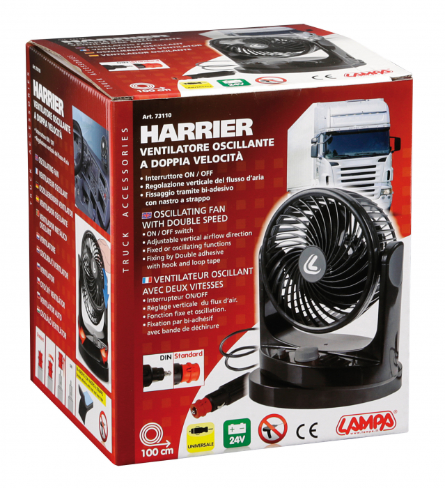 Ventilator cu 2 viteze Ø6'' Harrier 24V [7]