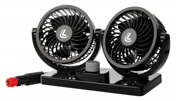 Ventilator dublu cu 2 viteze Ø4'' Twin-Air 24V [8]